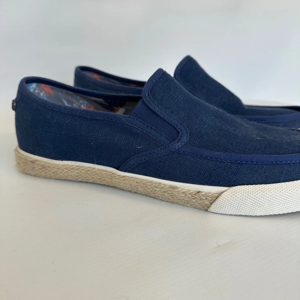 Mens Original Penguin Canvas Slip On Espadrille Casual‎ Shoes Size 10.5
